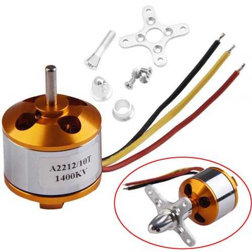 1400 kV Motor Outrunnerový Bezkartáčový A2212/10T