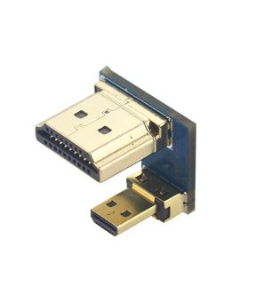 Adaptér Micro HDMI samec na HDMI samec pro Pi 4