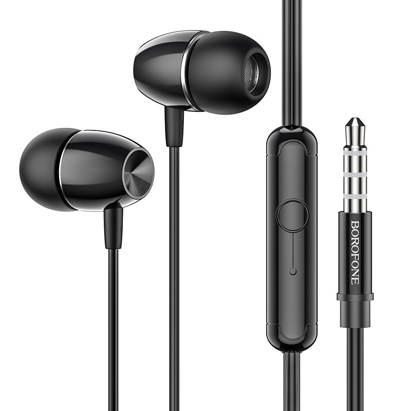 Borofone sluchátka 3.5 mm jack - černá