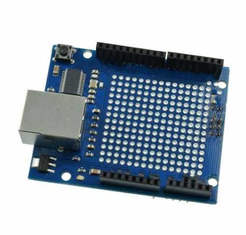 Ethernet Shield ENC28J60 s Univerzální Částí DPS