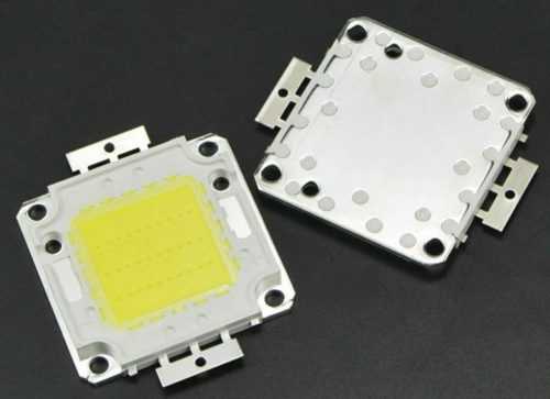 LED dioda COB 20W studená bílá