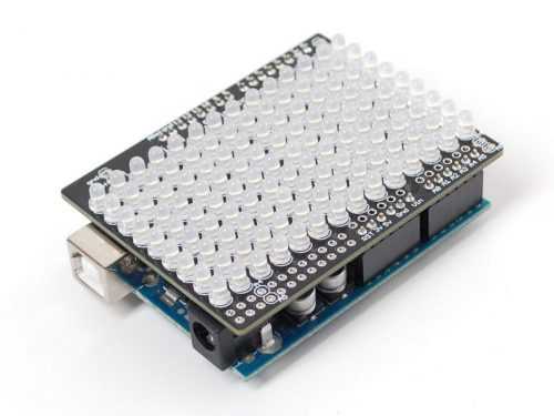 LOL shield LED matice modrá pro Arduino