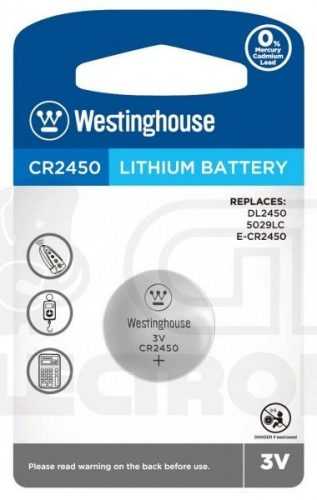 Lithiová knoflíková baterie Westinghouse CR2450 (DL2450