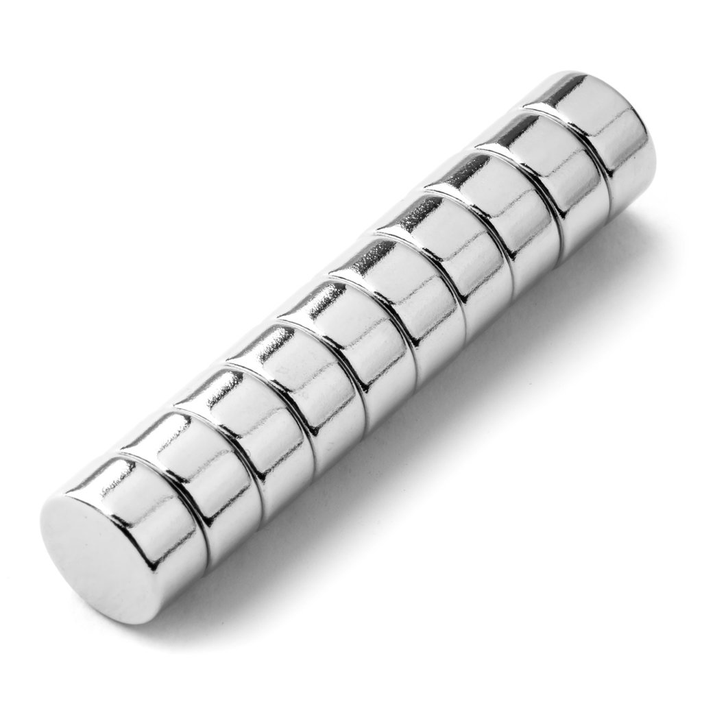 Neodymový magnet kotouč 10x5 mm