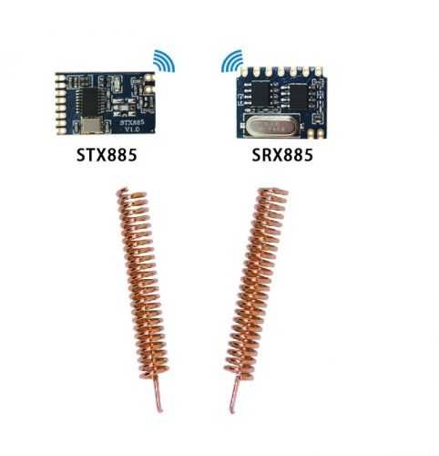 NiceRF 433MHz vysílač STX885 + příjimač SRX885 + 2x anténa - set 4ks