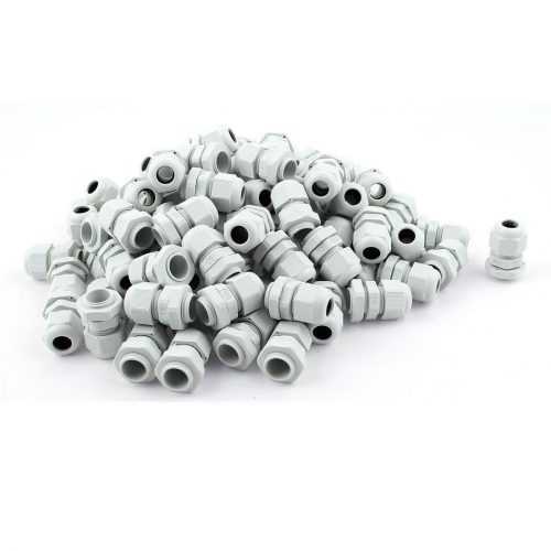 PG9 Bílá vývodka pro kabel 4-8mm vodotěsná