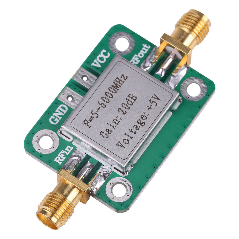 Širokopásmový zesilovač RF 20 dB LNA 5-6000MHz