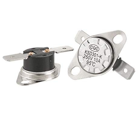 Teplotní spínač 95°C KSD301 10A 250V NO