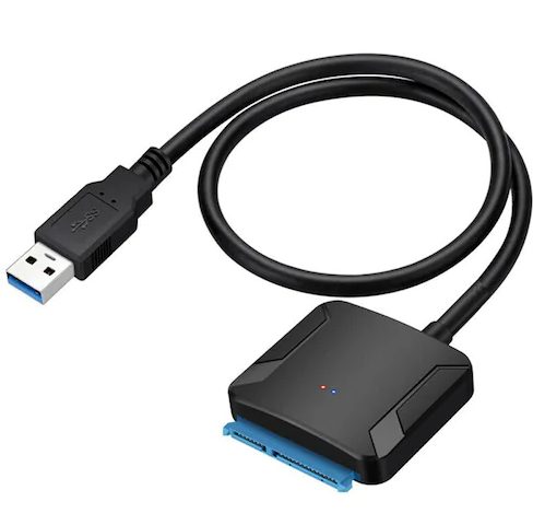 Adaptér USB 3.0 na SATA 22 pin pro 2.5" / 3.5" HDD a SSD