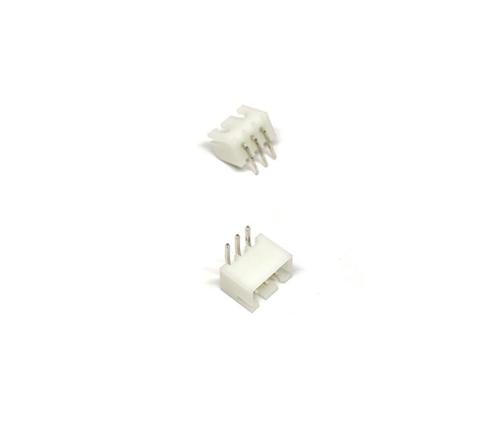 JST XH 2.54mm 3-Pin konektor na DPS pravý úhel