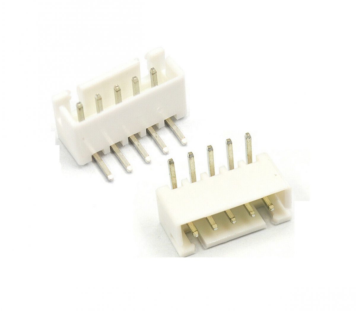 JST XH 2.54mm 5-Pin konektor na DPS pravý úhel