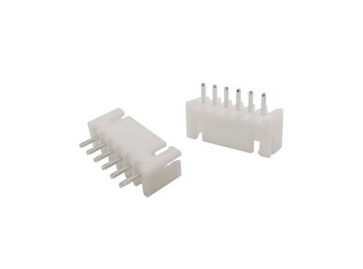 JST XH 2.54mm 6-Pin konektor na DPS rovný