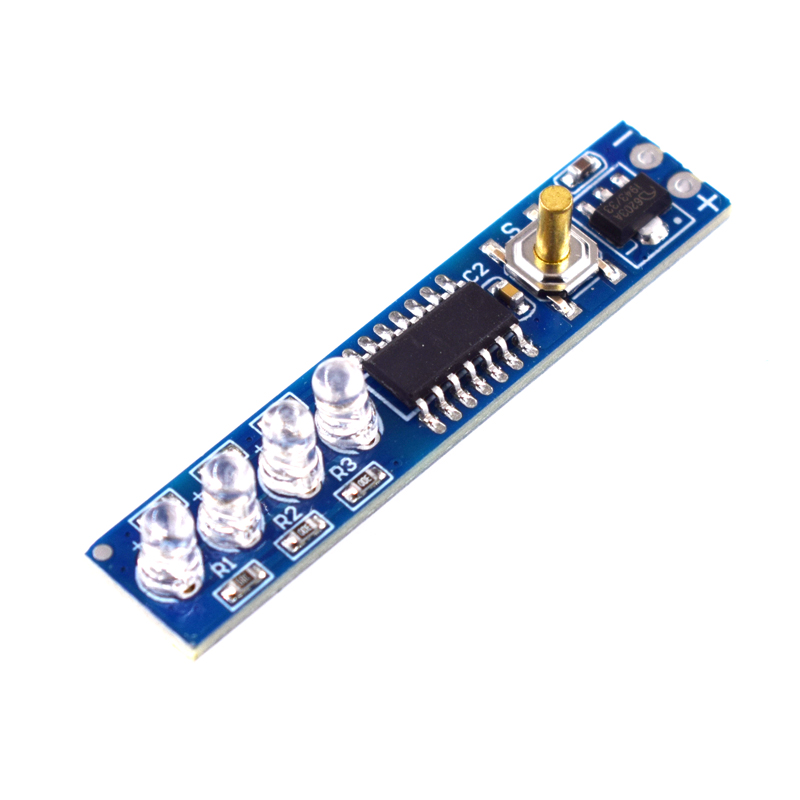 LED indikátor kapacity lithiové baterie 18650 2S