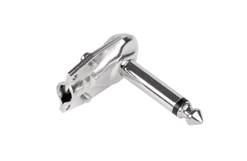 Zástrčka Jack 6.3 mono úhlový - kov