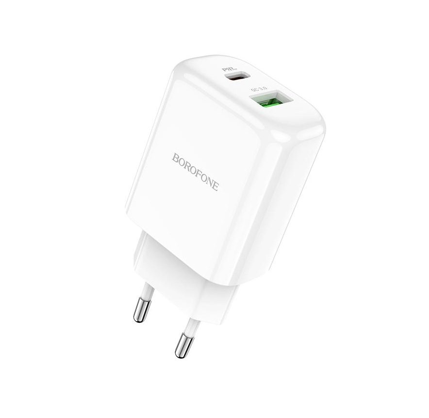 Rychlonabíječka USB-A a USB-C Borofone 20W