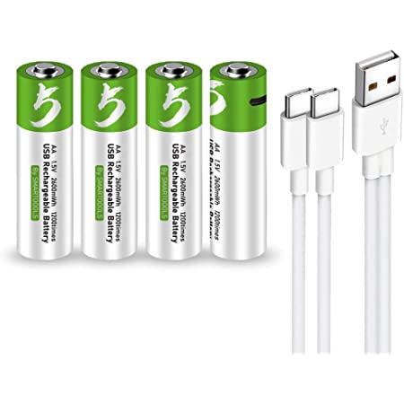 USB nabíjecí baterie AA