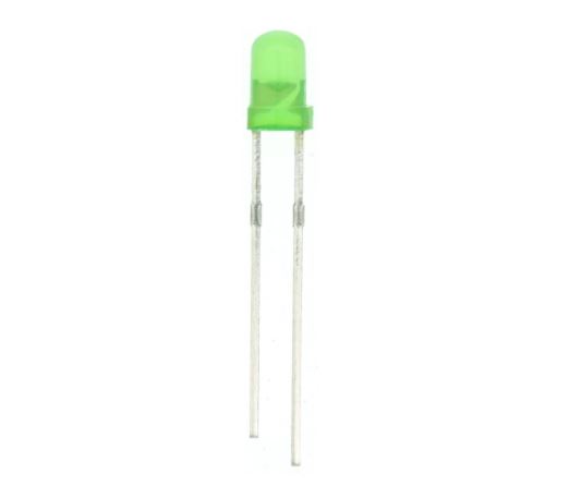 LED dioda 3mm zelená super jasná