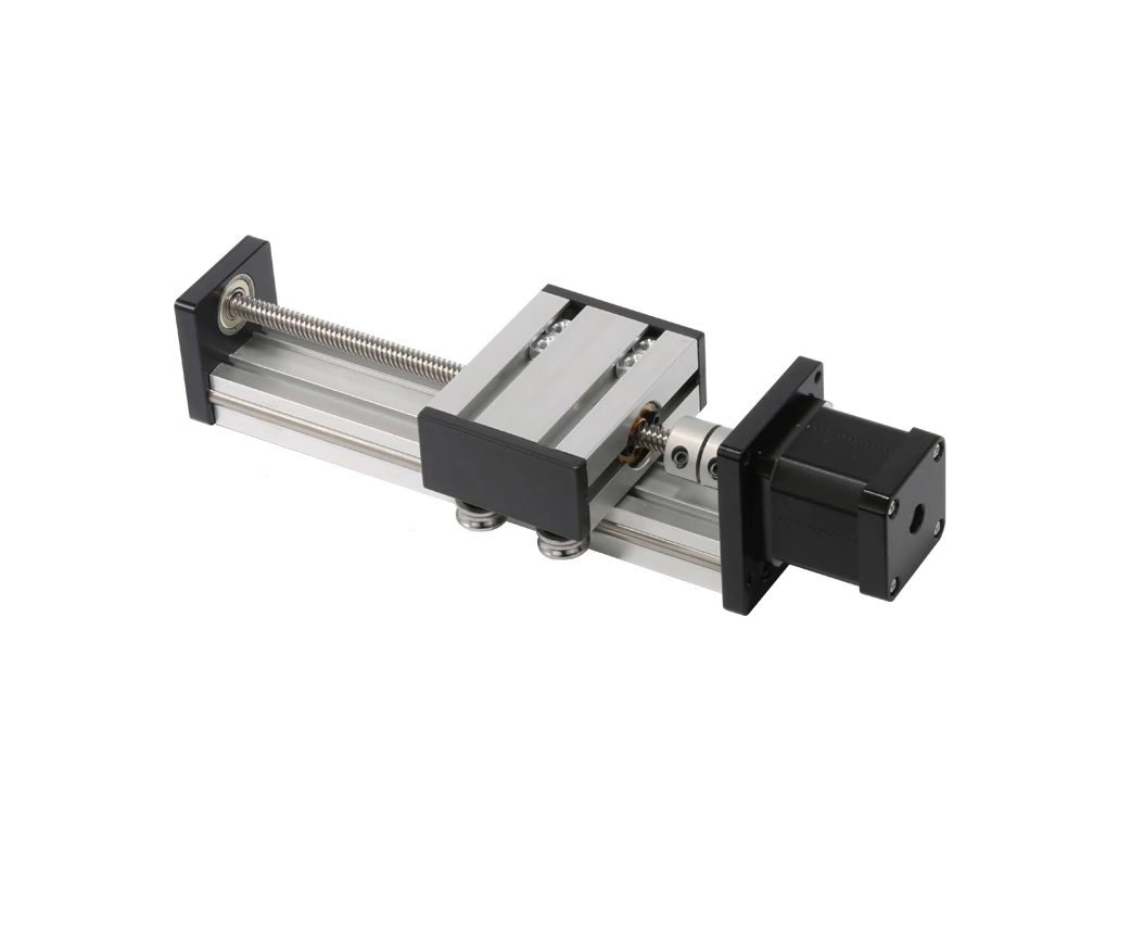 CNC lineární pohon 100 mm s krokovým motorem T8x2
