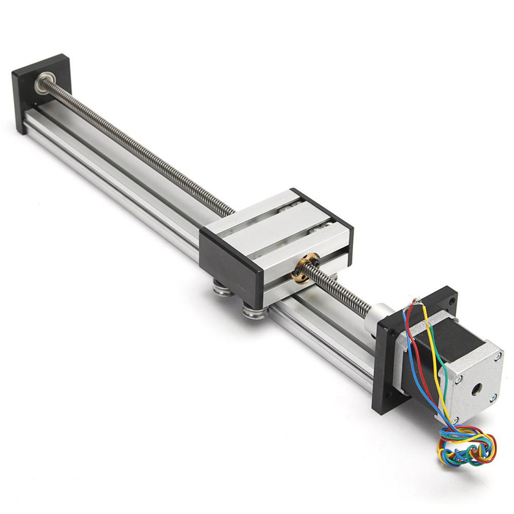 CNC lineární pohon 300 mm s krokovým motorem T8x8