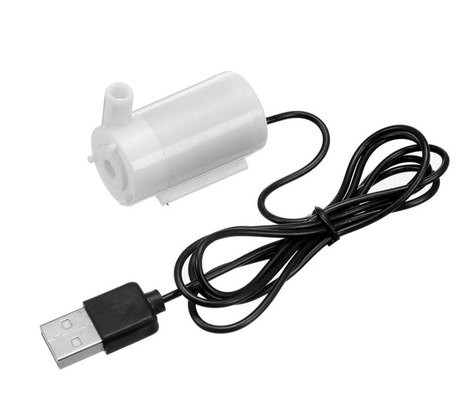 Ponorné čerpadlo mini ultra-tiché DC 3-5V 120 L/H s USB