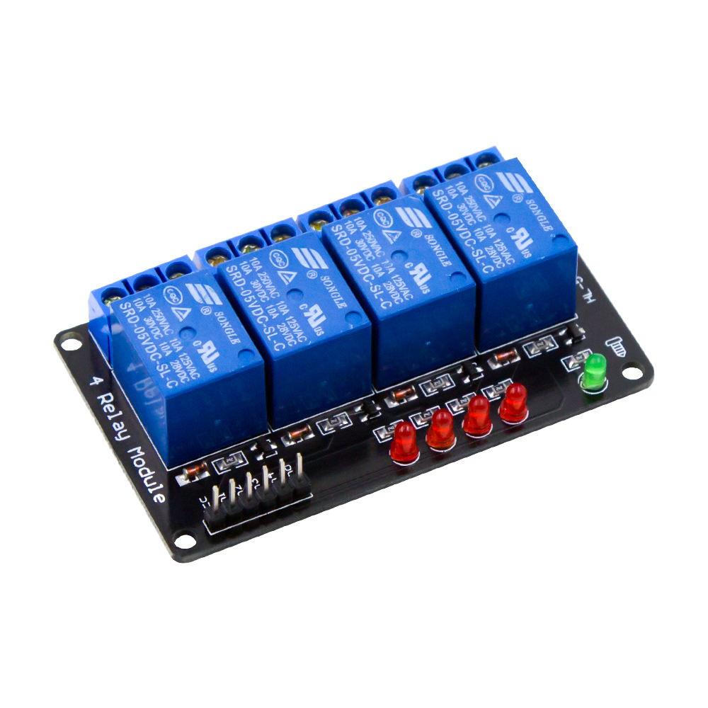 Relé modul 4-kanálový 5V pro arduino