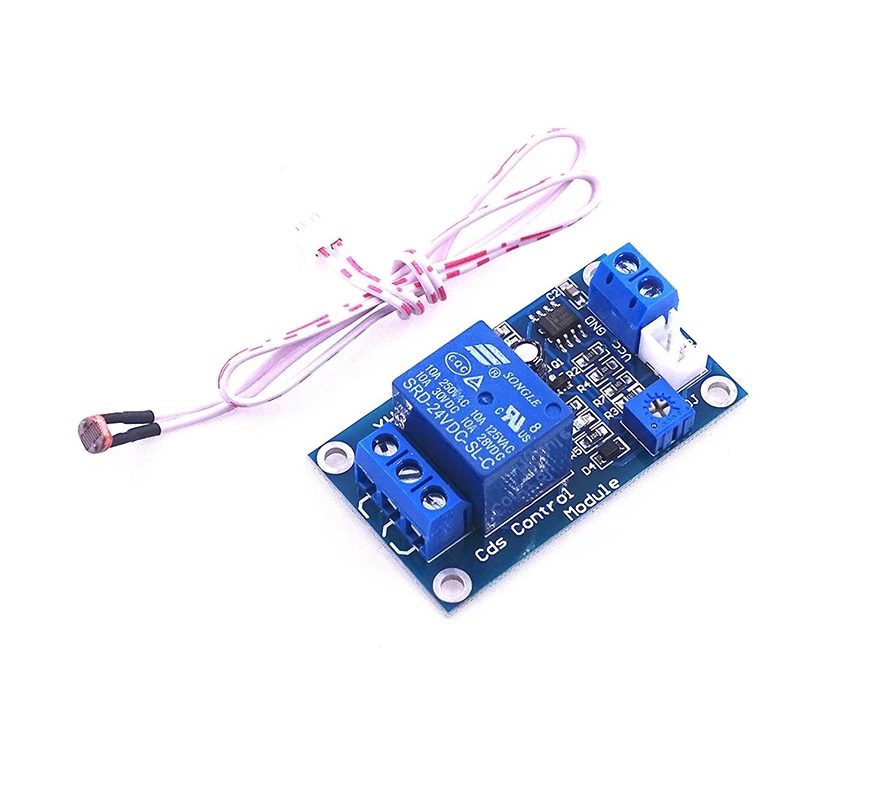 Relé modul XH-M131 24VDC s fotorezistorem