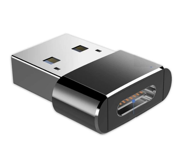 USB 2.0 (M) to USB-C (F) OTG Adaptér