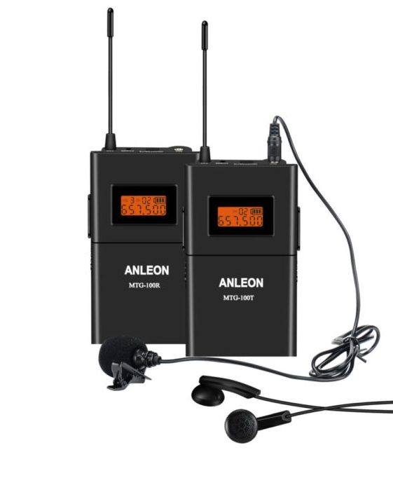 Anleon MTG-100 - kompaktní průvodcovský a tlumočnický bezdrátový systém - vysílač + přijímač