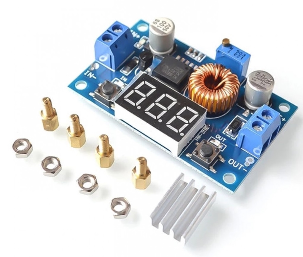 Step-down měnič XL4015 – 4–40 V na 1.25–37 V