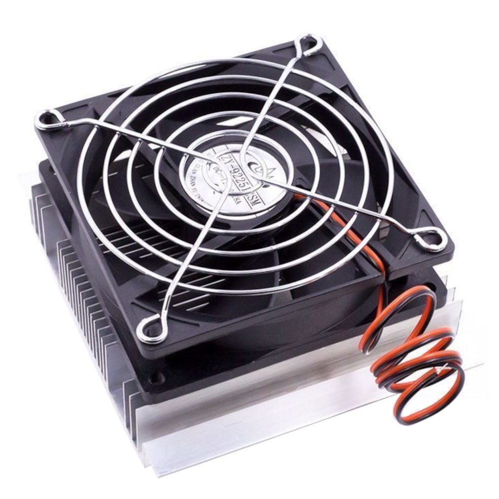 Chladič s 92 mm ventilátorem pro 40 mm Peltierův článek (např. TEC1‑12706)